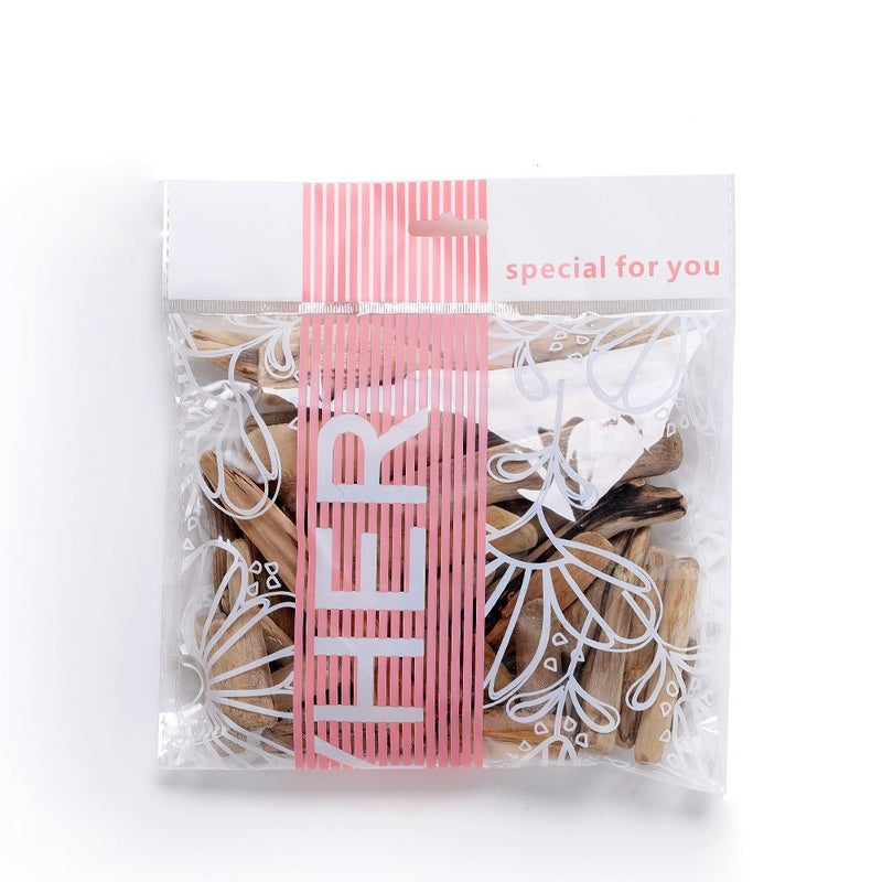 Byher Driftwood Pieces for Crafts Frames Wreath Surf Art Beach Decor (1" - 4", 8OZ, 55pcs) - Image 4